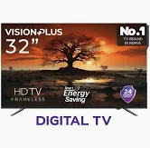 Vision Plus 32-Inch Frameless Android Smart TV