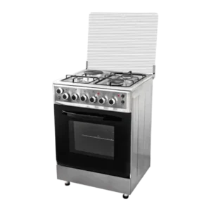 Vision Plus 55×60 cm Freestanding Cooker (3 Gas + 1 Electric Plate + Electric Oven)